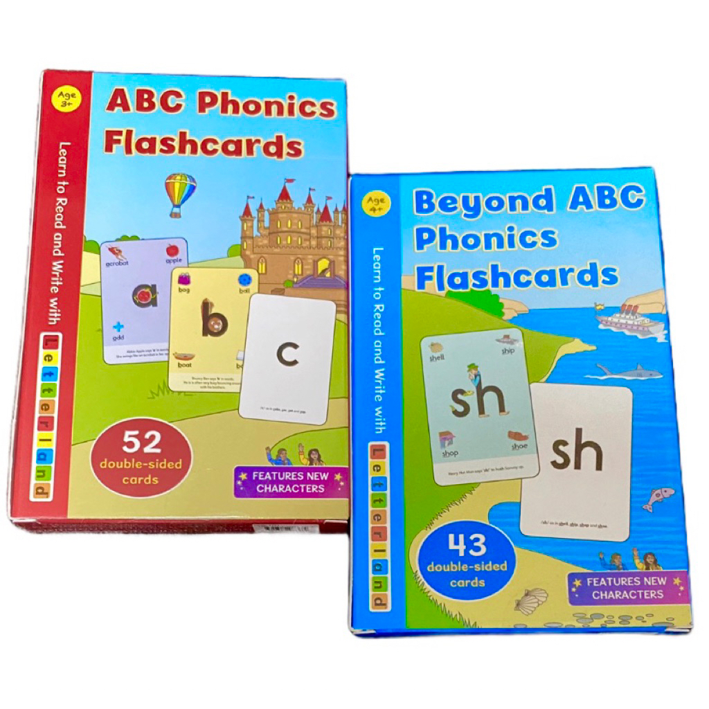 การ์ดแฟลช LETTERLAND PHONICS - ABC / Beyond ABC