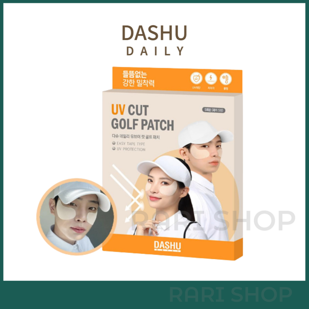 [DASHU] Dashu Daily UV Cut Cooling Golf Patch 5 คู่ กันแดดสําหรับกิจกรรมกลางแจ้ง