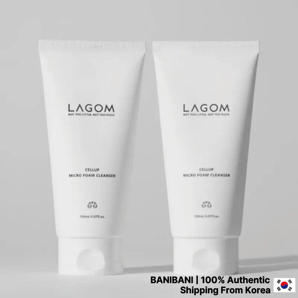 LAGOM Cellup Micro Foam Cleanser 120ml+120ml