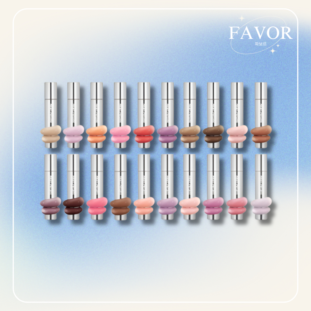 Heart Percent Dote On Mood All Cover Lip Base 4.1g 9 สี + One Way Glow Tint