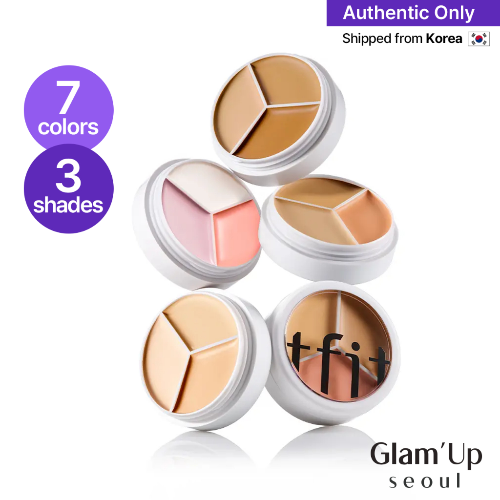 🇰🇷 [tfit] Cover Up Contouring Pro Concealer คอนซีลเลอร์คอนทัวร์ ไฮไลท์เตอร์ 15 กรัม 3 สี สไตล์เกาหลี
