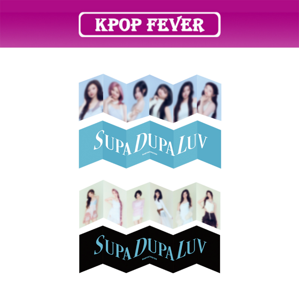 BABYMONSTER [WE GO UP] ‘SUPA DUPA LUV’ MD / MINI ACCORDION PHOTOBOOK