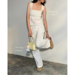 Saan bag กระเป๋าสานพลาสติก มี6สี