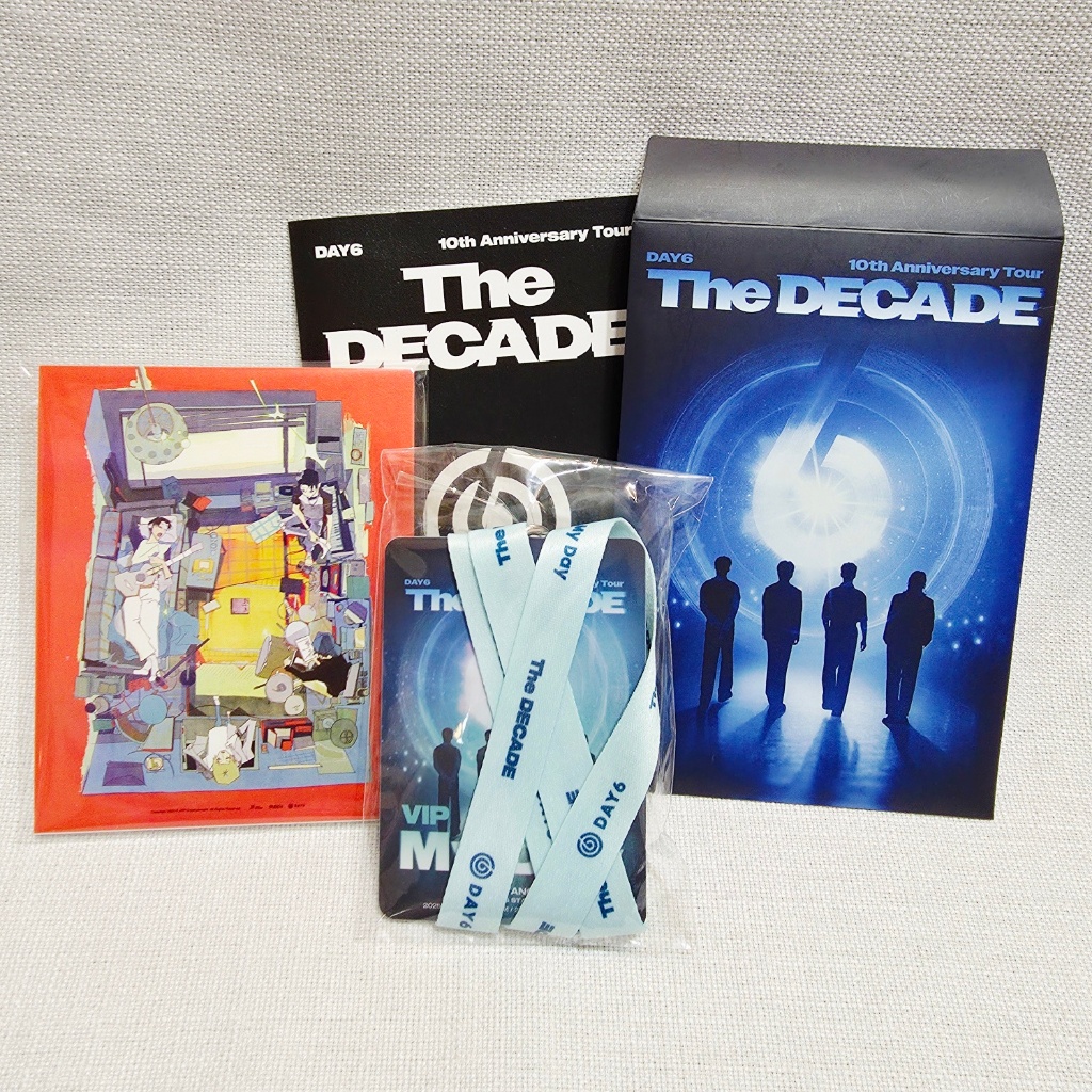 DAY6 The DECADE 10th Anniversary Tour My Day Fan Club Booth Benefit Set