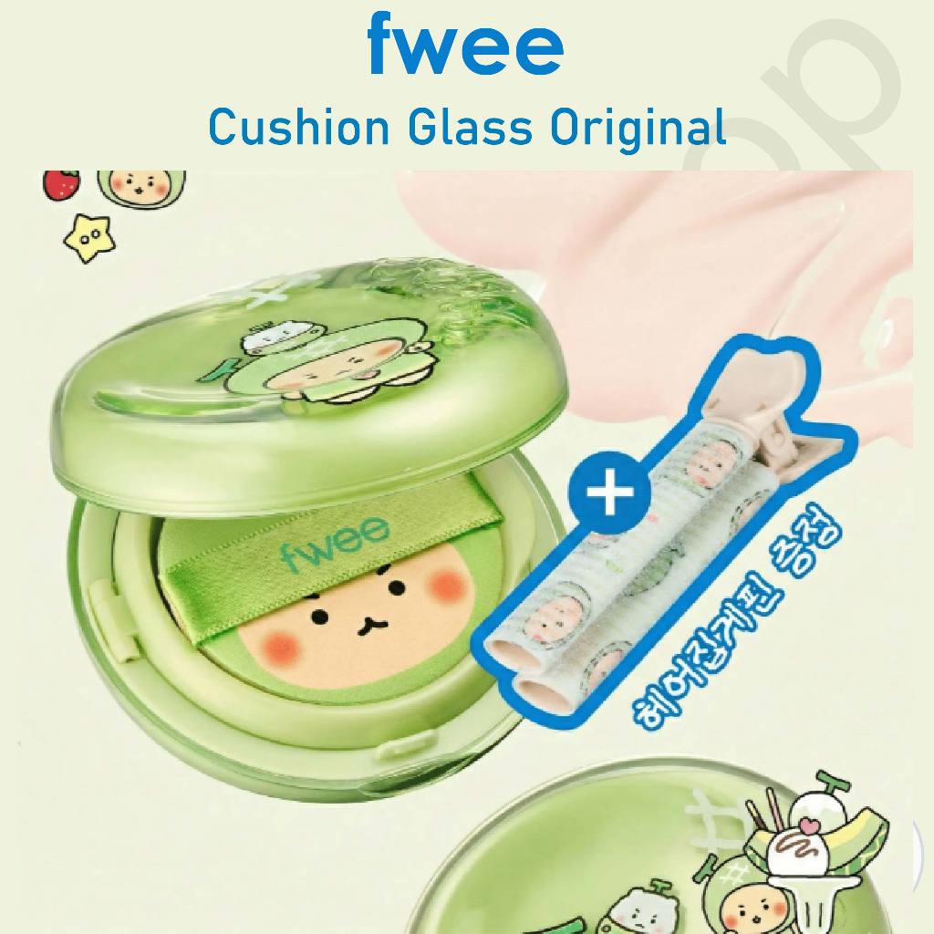[ FWEE ] Cushion Glass Original + พัฟ + ปิ่นปักผม