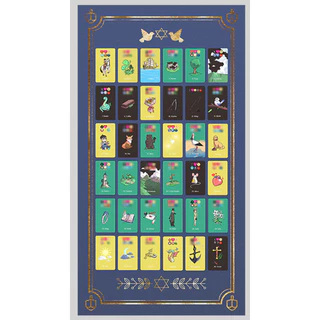 [Lenormand]Lucky Pro Image Deck 36 การ์ด Mini 5.6x10 ซม.โหราศาสตร์ Lenormand ไพ่ทาโรต์สํารับอ่านหนังสือมืออาชีพ
