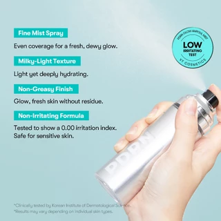 [VT] PDRN Glow Ampoule mist, Intense Vegan PDRN 10%, ปรับปรุงริ้วรอย [Official Flagship]