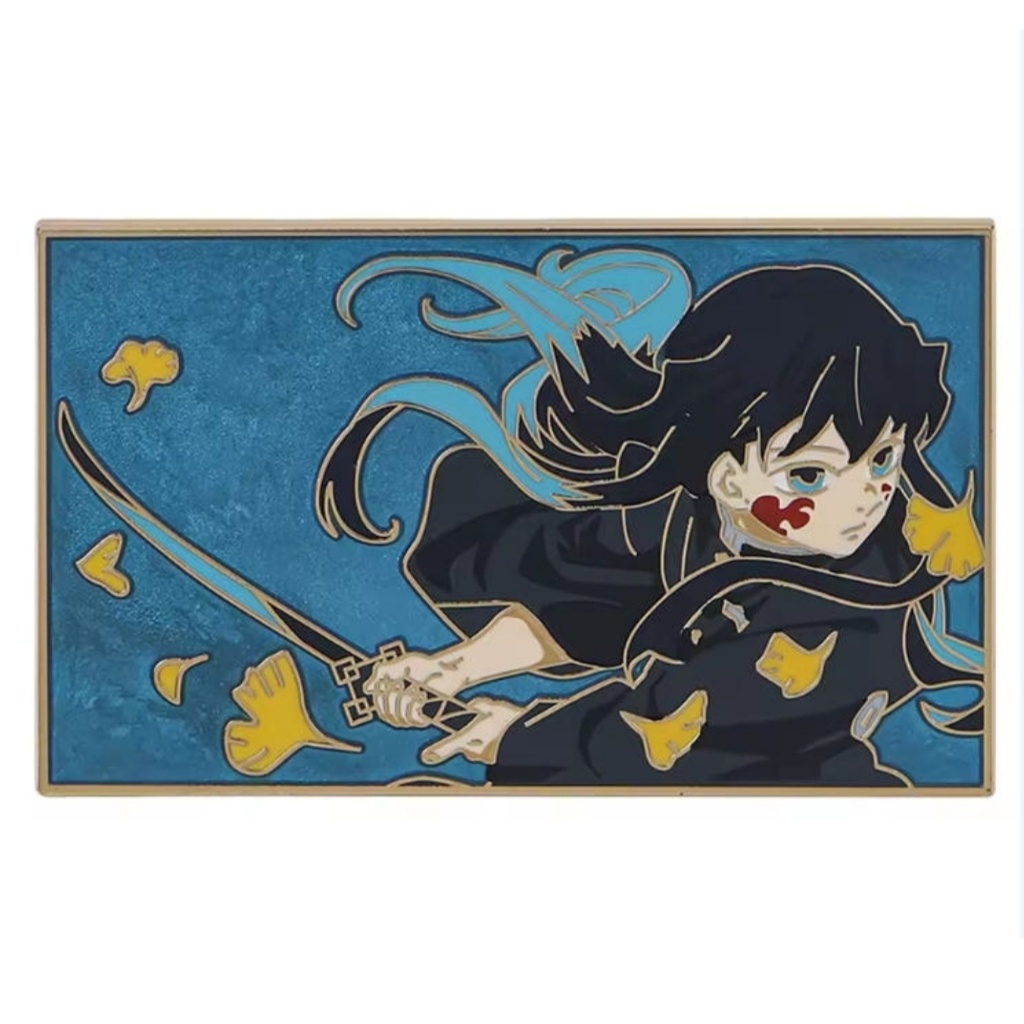 เข็มกลัดตรา Demon Slayer Tokitou Muichirou เข็มกลัด Pin Anime