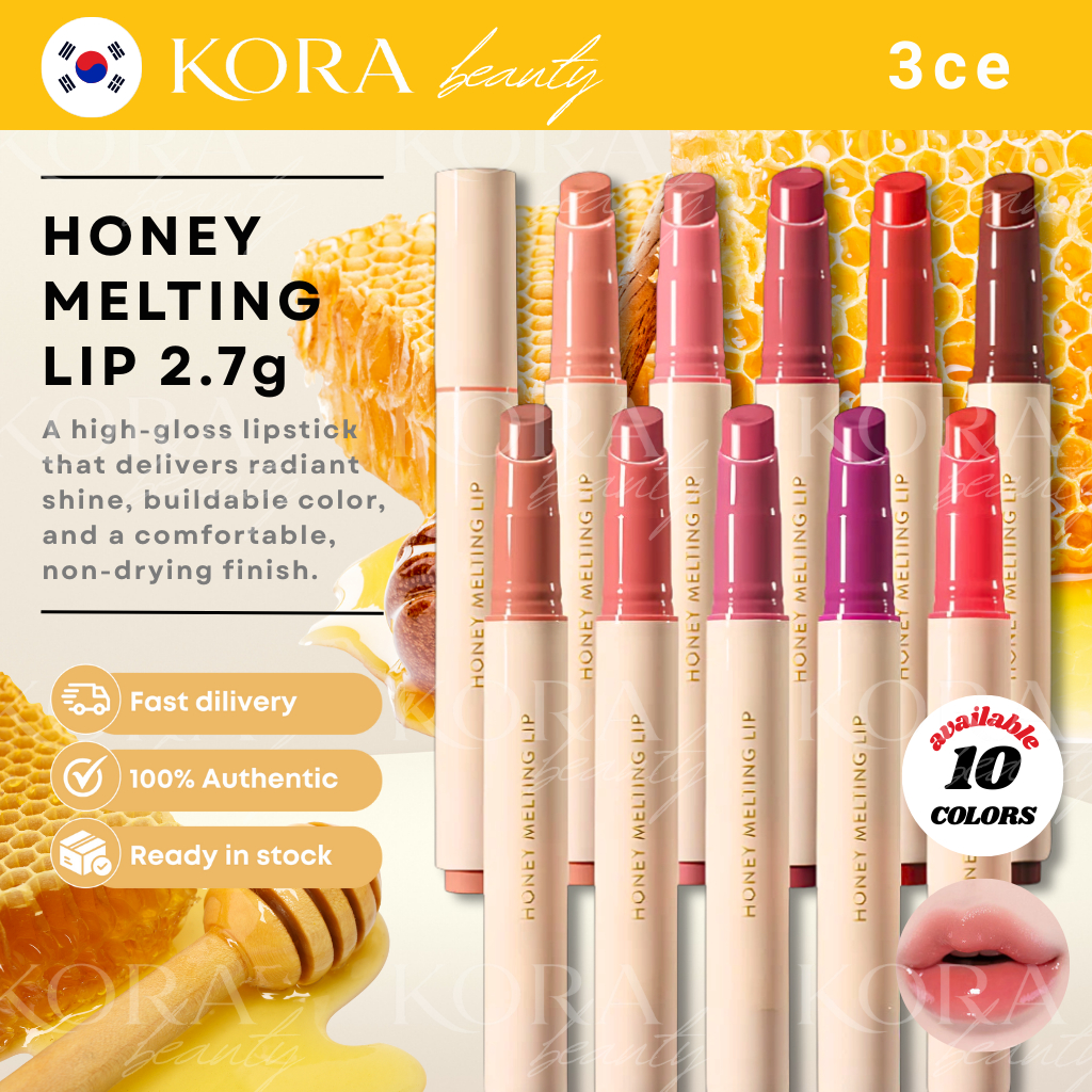 NATURE REPUBLIC Honey Melting Lip 2.7g | ลิปบาล์มให้ความชุ่มชื้น 10 สี