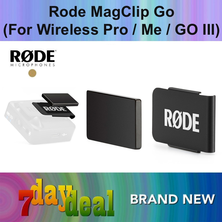 Rode MagClip GO คลิปแม่เหล็ก (สําหรับไมโครโฟน Rode Wireless PRO / ME / GO III / GO II)