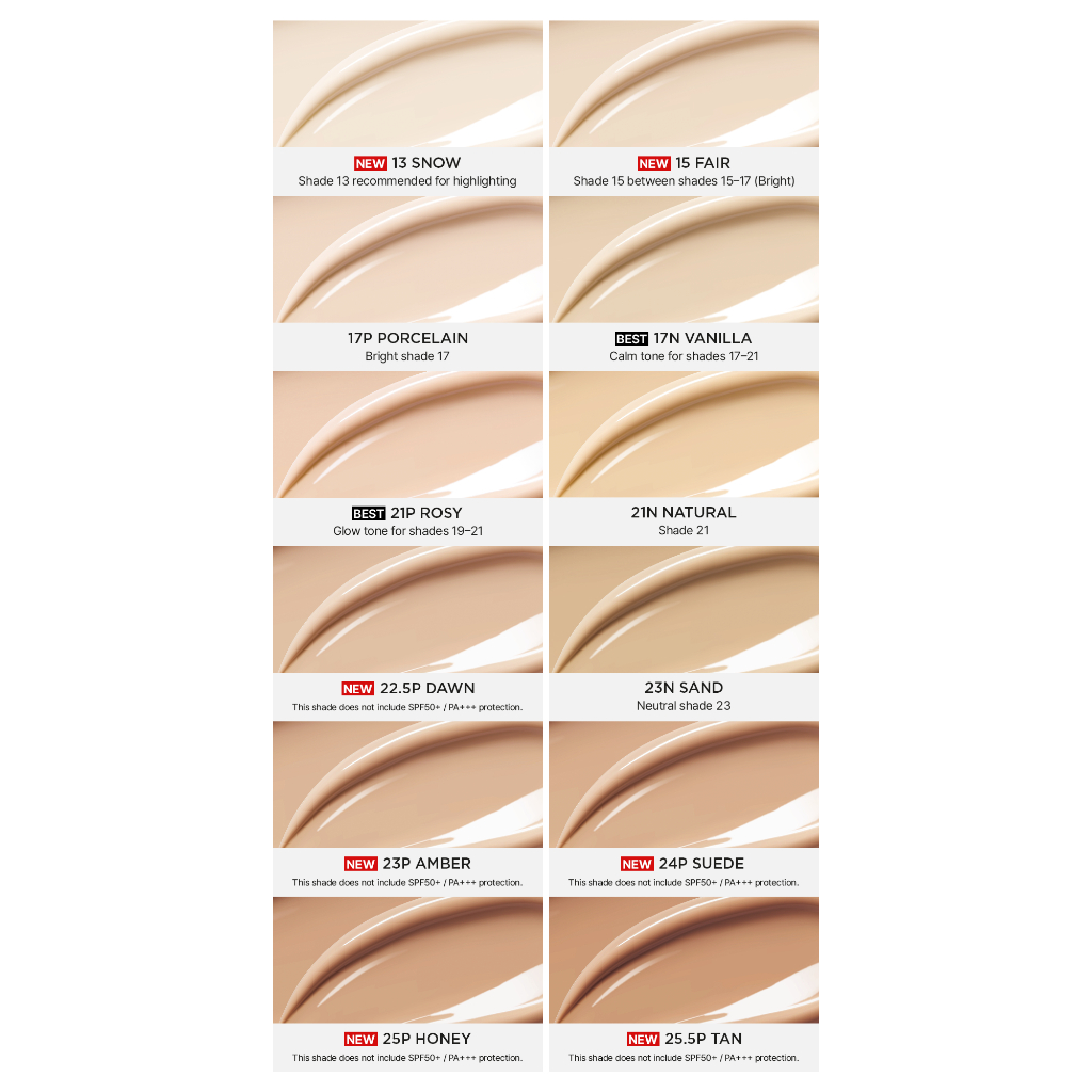 คุชชั่น EITHER& Glow Pixel SPF50+ PA+++ 12g – ปกปิดโกลว์ฉ่ำวาว ติดทนนาน พร้อมบำรุงผิว - รูปที่ 6