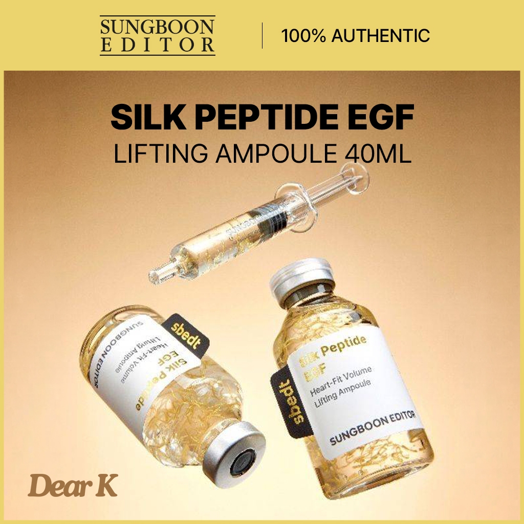 [Sungboon Editor] sbedt Upgrade Silk Peptide EGF Heart-Fit Volume Lifting Ampoule 40ml