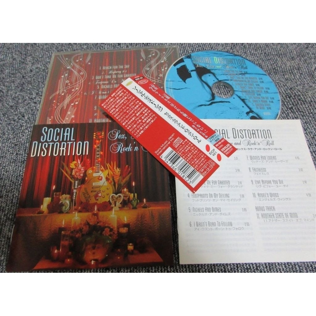 SOCIAL DISTORTION se* รัก & rock n roll JAPAN OOBI