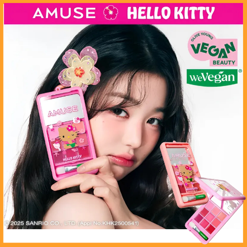 AMUSE HELLO KITTY LIP & CHEEK PALETTE PHONE LIMITED EDITION