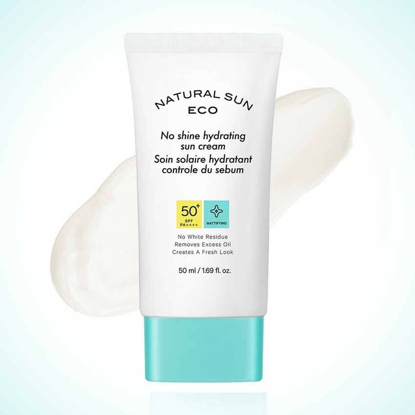 THE FACE SHOP Natural Sun Eco No Shine Hydrating Sun Cream SPF50+ PA+++ 50ml