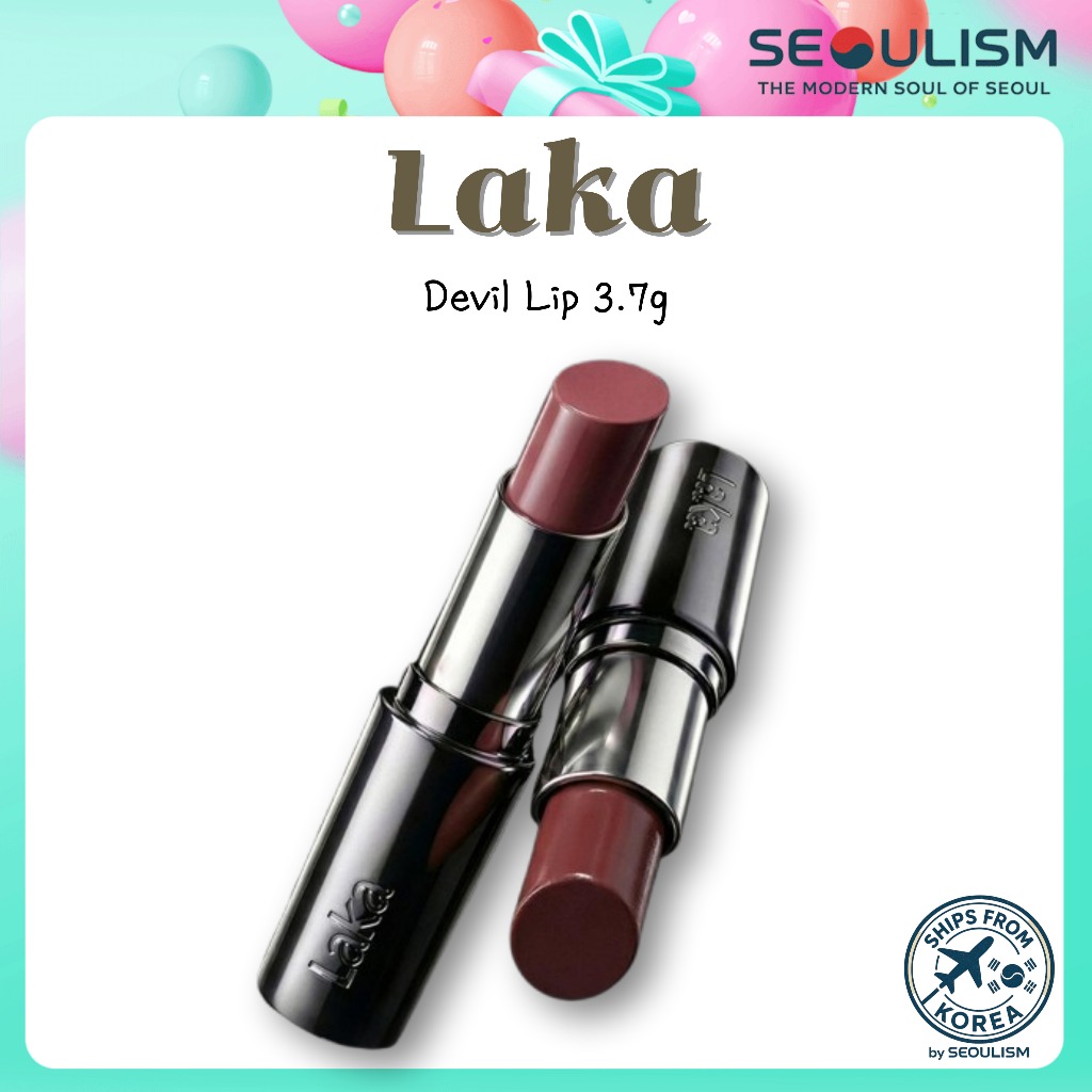 🇰🇷[LAKA] Devil Lip 3.7g | ลิปทิ้นตัวหนา | ลิปเมคอัพเกาหลี