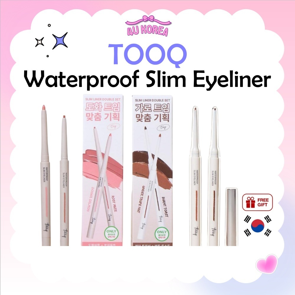 TOOQ Waterproof Slim Eyeliner - 16 สี / K-BEAUTY