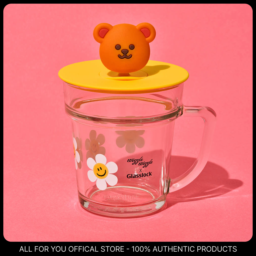 [GLASSLOCK X Wiggle Wiggle] แก้วสวน Wiggle Bear, 380ml / 490ml