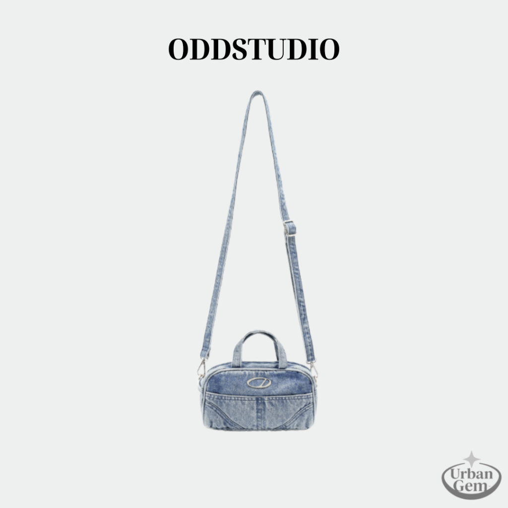 ODDSTUDIO Odd Signature Denim Panel Mini Bag