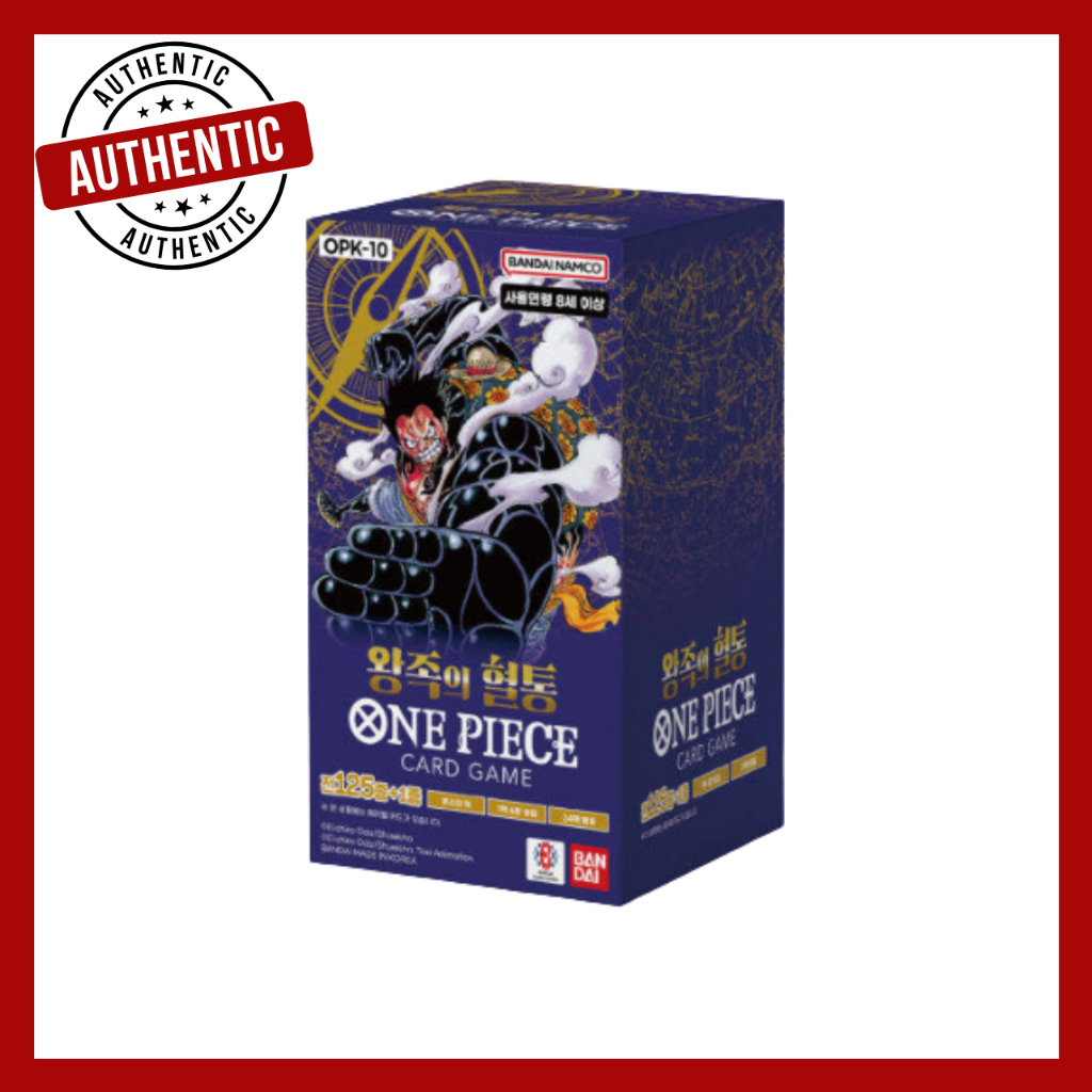 [ONE PIECE] TCG Card Booster Pack OP-10: Royal Bloodline (เวอร์ชั่นเกาหลี) | 2026 เปิดตัวใหม่ | Sealed Booster Box / Trading Card Game (สินค้าแท้ 100%)
