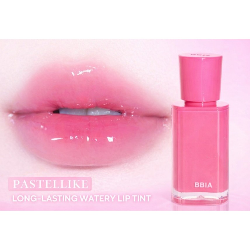 BBIA Glow Tint 21 Bloom ขวด 1 ชิ้น 4.5 กรัม Light Cool สีชมพูเกาหลี Water Glow Lip Tint สําหรับฤดูใบ