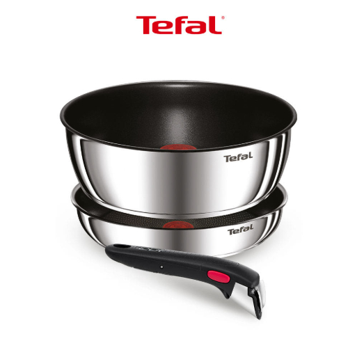 [Tefal] Magic Hands New Emotion Induction กระทะทอด 22 ซม. & กระทะ 26 ซม. ชุด