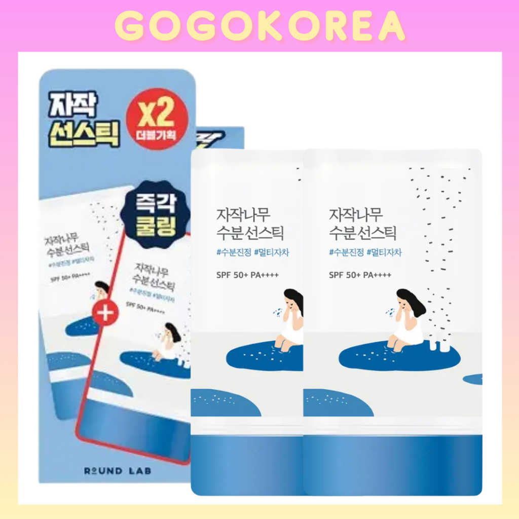 [ROUND LAB] Birch Moisturizing Sun Stick 19g + 19g SPF 50+ PA++++