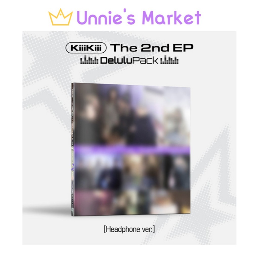 (Headphone Ver.) KiiiKiii [Delulu Pack] The 2nd EP Album