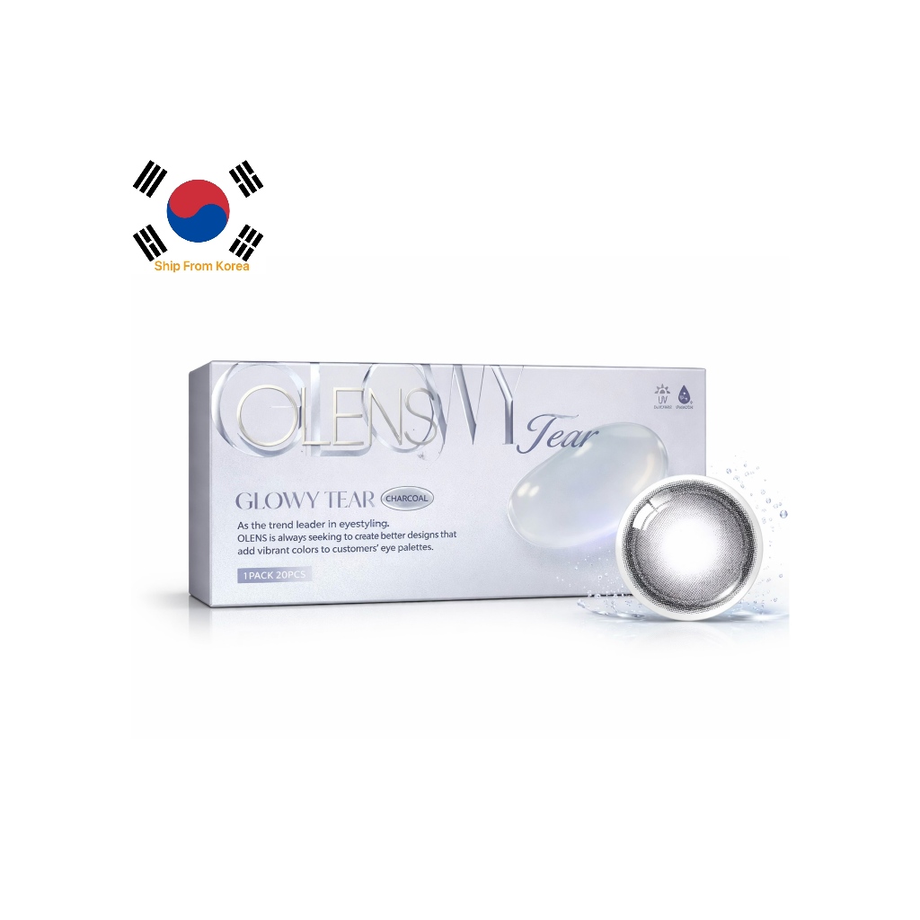 OLENS Glowy Tear Charcoal 20P คอนแทคเลนส์ เลนส์เกาหลี เลนส์