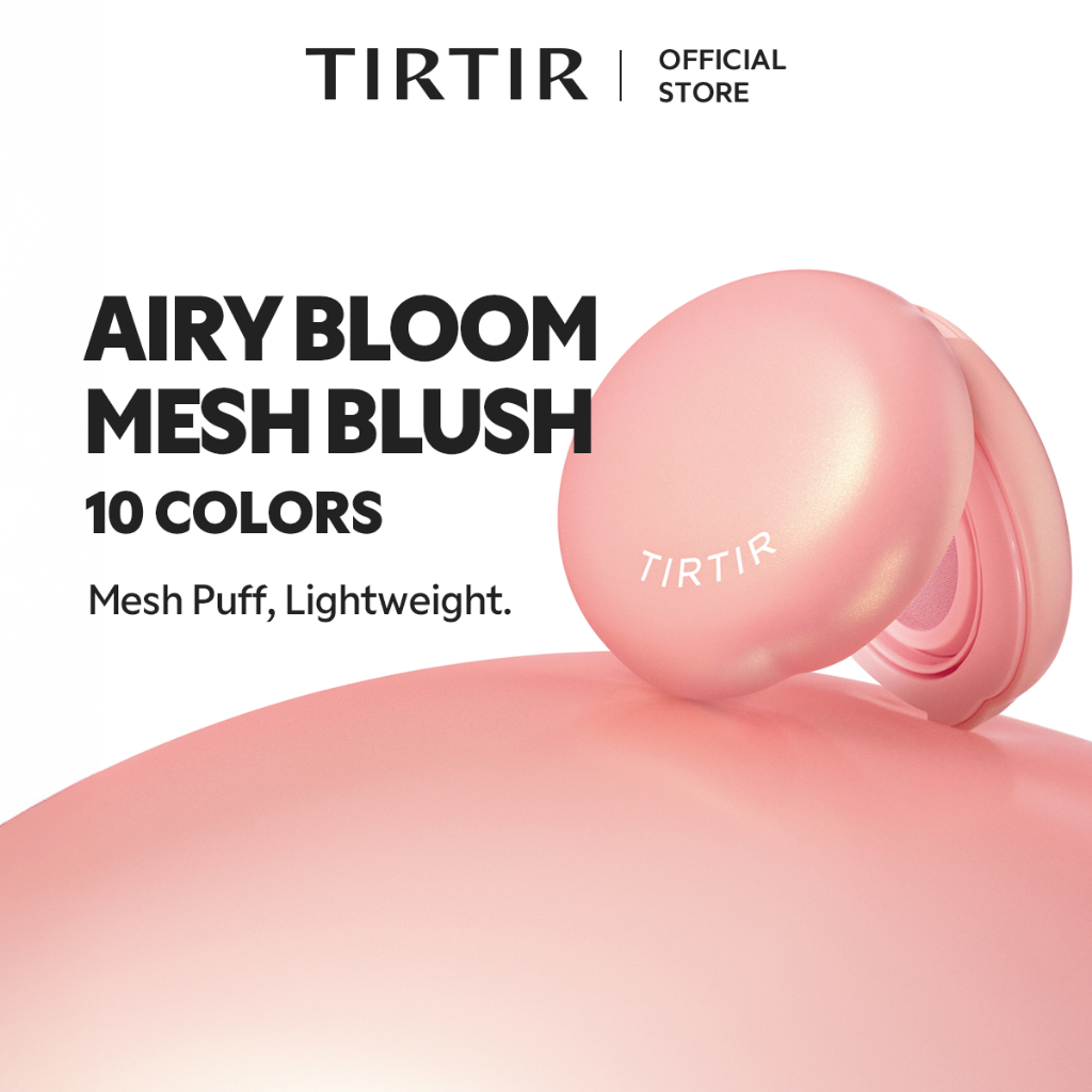 [TIRTIR] Airy Bloom Mesh Blush 5g / 10 สี / Soft & Lightweight