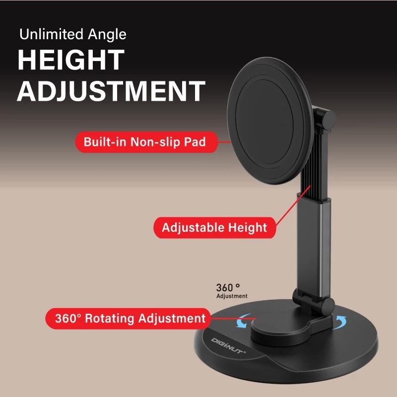 Gadget Mix Diginut DJ-26 Magnetic Adjustable Stand สีดํา thumbnail 7