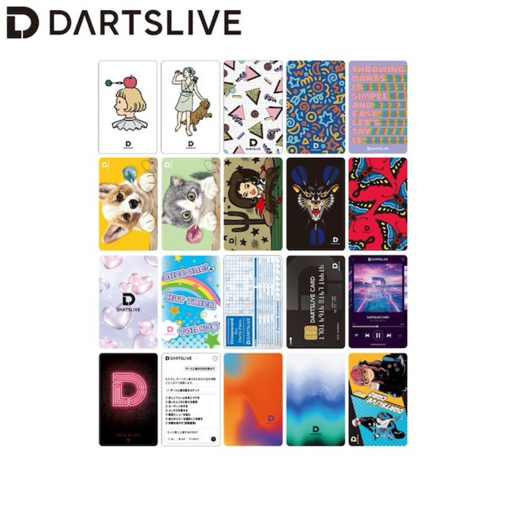 การ์ด Dartslive 059 • บันทึกลูกดอก Stats • SGDARTS