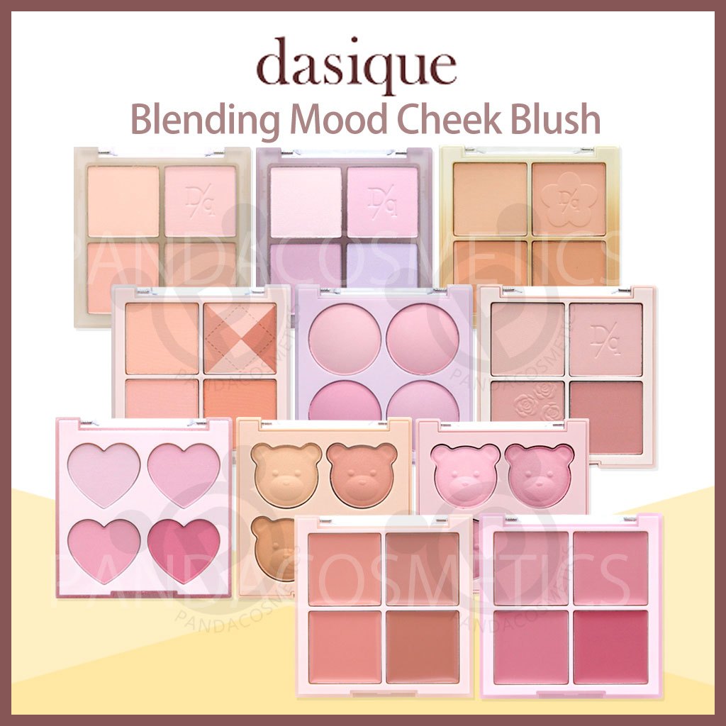 Dasique Blending Mood Cheek Blush (19Types) Beige/Violet Knit/Rose Milk Tea/ตุ๊กตาหมี