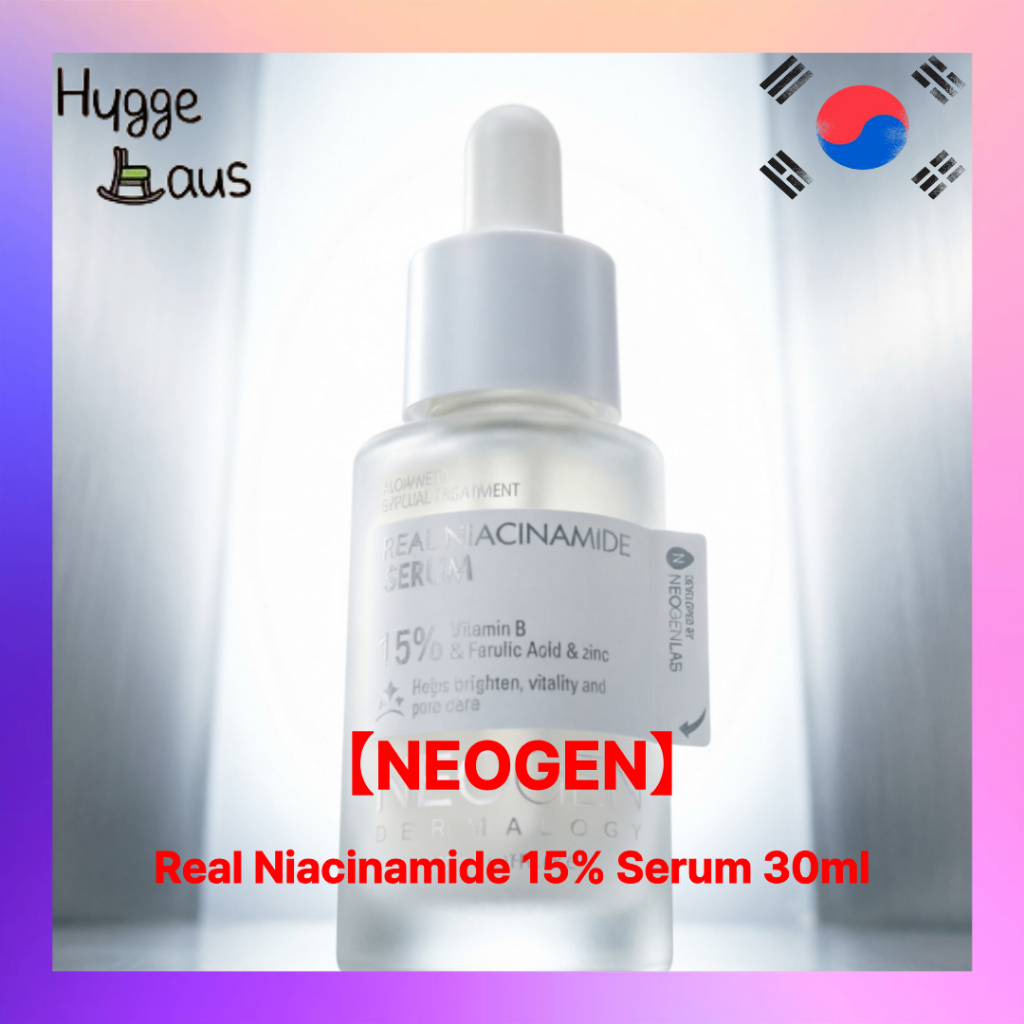 NEOGEN Real Niacinamide 15% Serum 30ml Pore Care Brightening Hydration K-Beauty