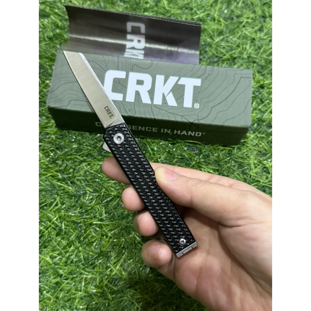 มีดพับ Crkt  สีดำ คุณภาพดี