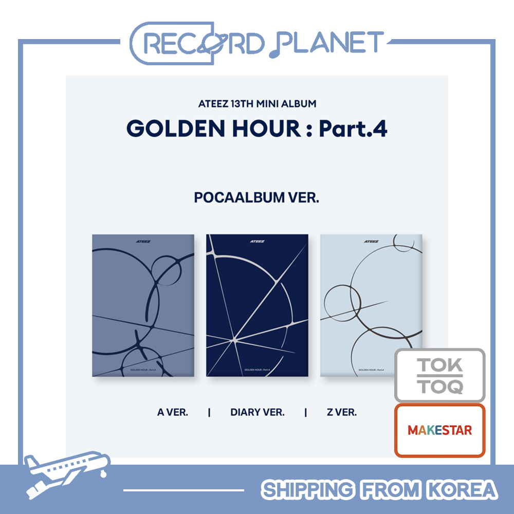 [POB] ATEEZ - GOLDEN HOUR : Part.4 (POCAALBUM VER.)