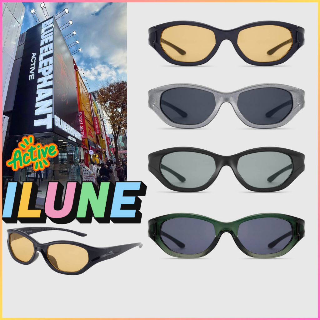 [BLUE ELEPHANT]ILUNE/blue elephant sunglasses/active line/BLOCKS 99% OF ULTRAVIOLET (UV) RAYS RANGING FROM 100 TO 400 NM.