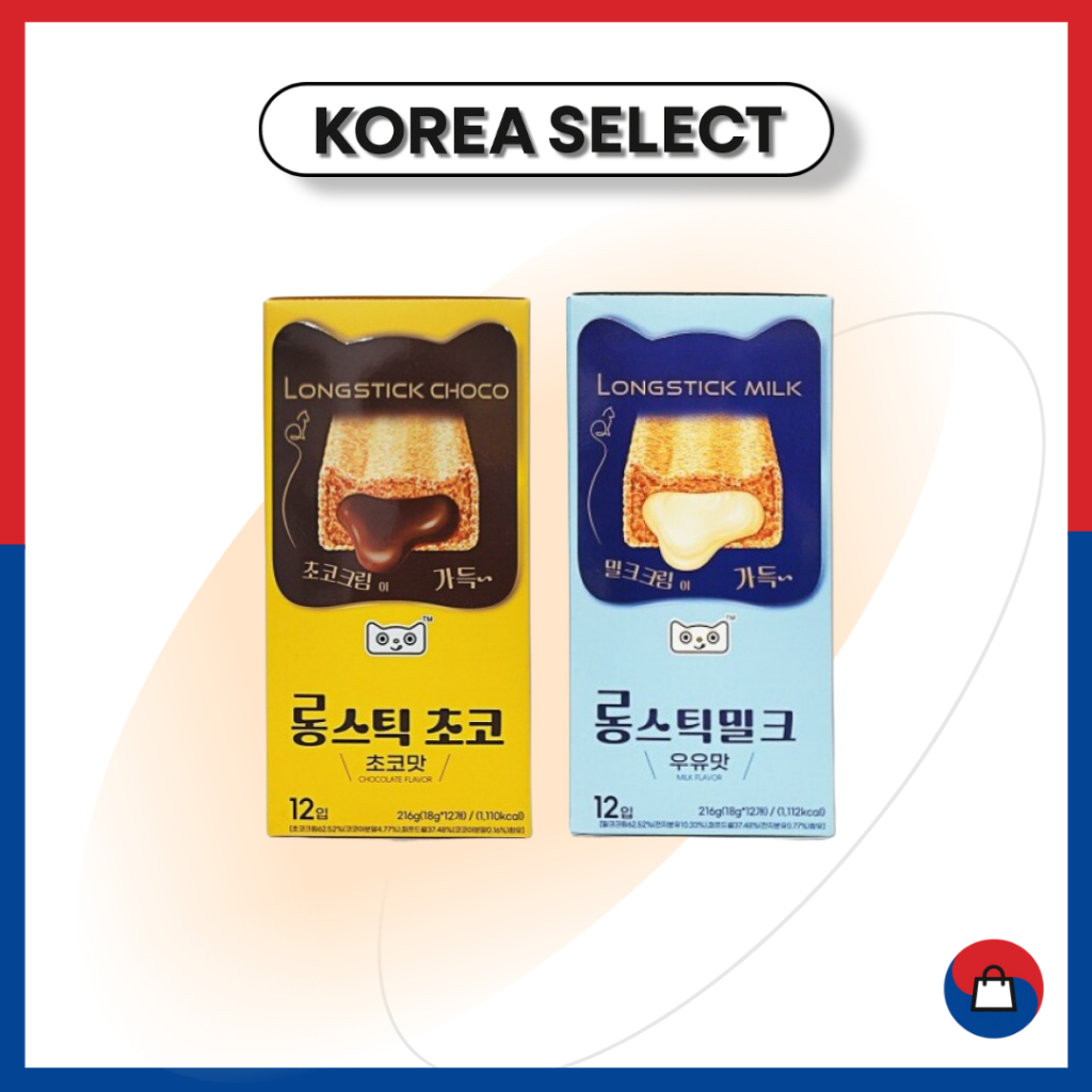 LONGSTICK Choco / ขนมนม 216g (18g * 12ea)
