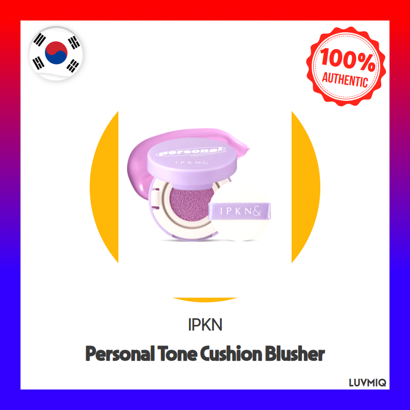 [IPKN] Personal Tone Cushion Blusher – Lavender On | Natural Glow Korean Cushion Blush 5g by Luvmiq