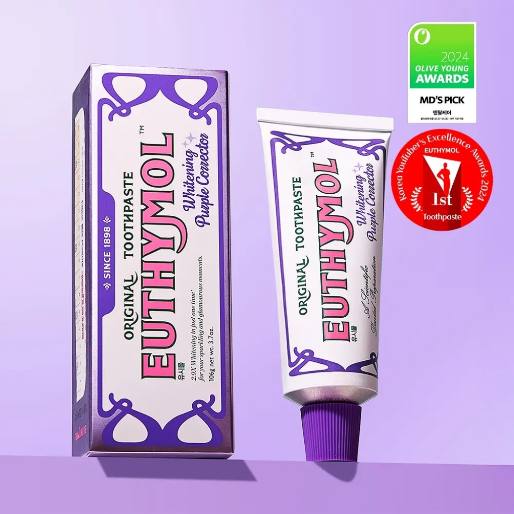 [Euthymol] ยาสีฟัน 106ก / ออริจินัล ไวท์เทนนิ่ง ม่วง แก้ไข ราคา ถูกที่สุด ดีลบีเคเค แกลเลอรีภาพที่ 3