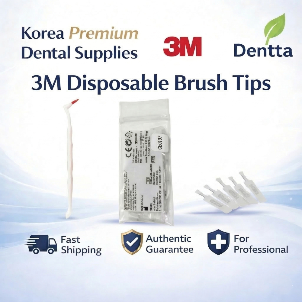 3M เคล็ดลับแปรงแบบใช้แล้วทิ้ง Dental Ref 1919 ชุดเติม 60 เคล็ดลับผู้ถือ