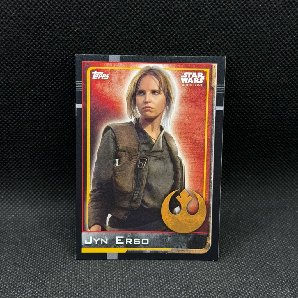 การ์ดการซื้อขาย Star Wars Rogue One Topps Jyn Erso