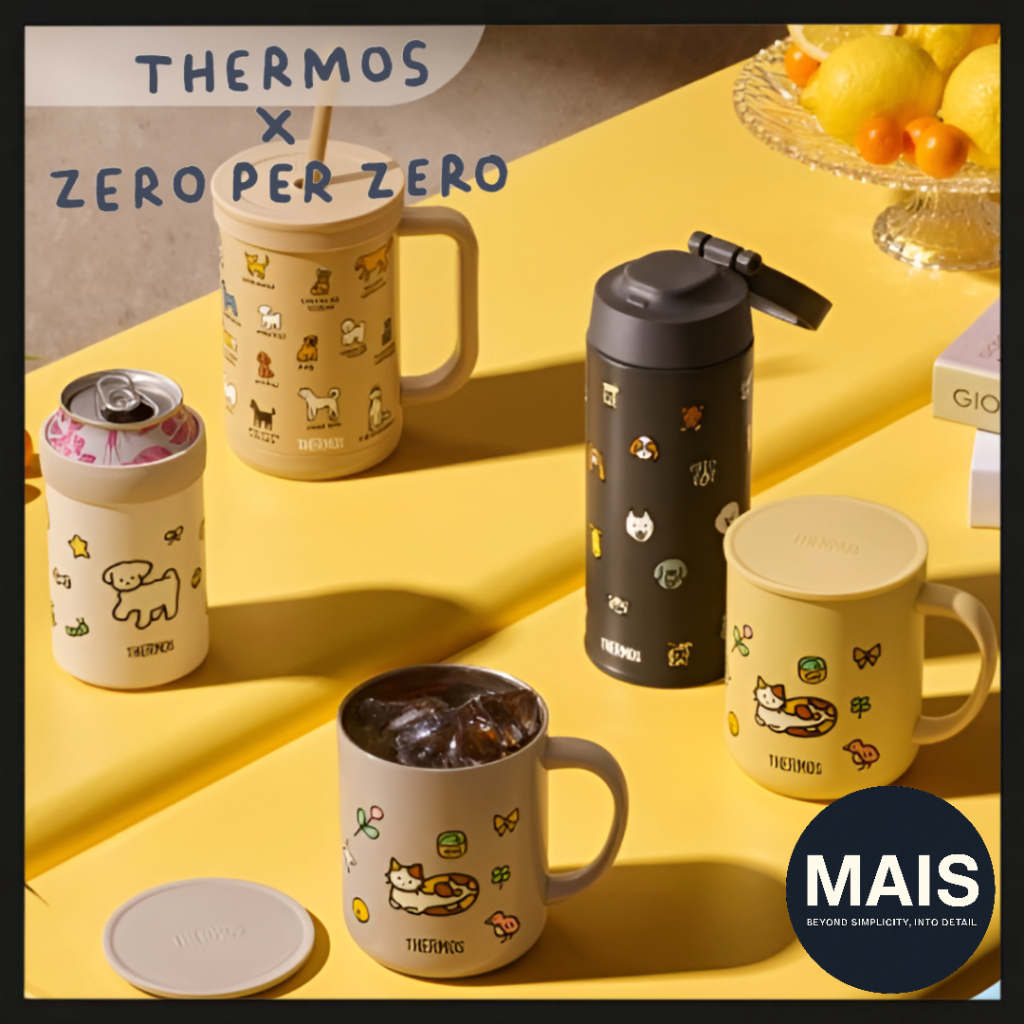 [THERMOS x ZERO PER ZERO] คอลเลกชันเครื่องดื่มหุ้มฉนวน