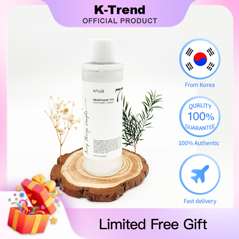 [จัดส่งฟรี]Anua Heartleaf 77% Soothing Toner 250ml