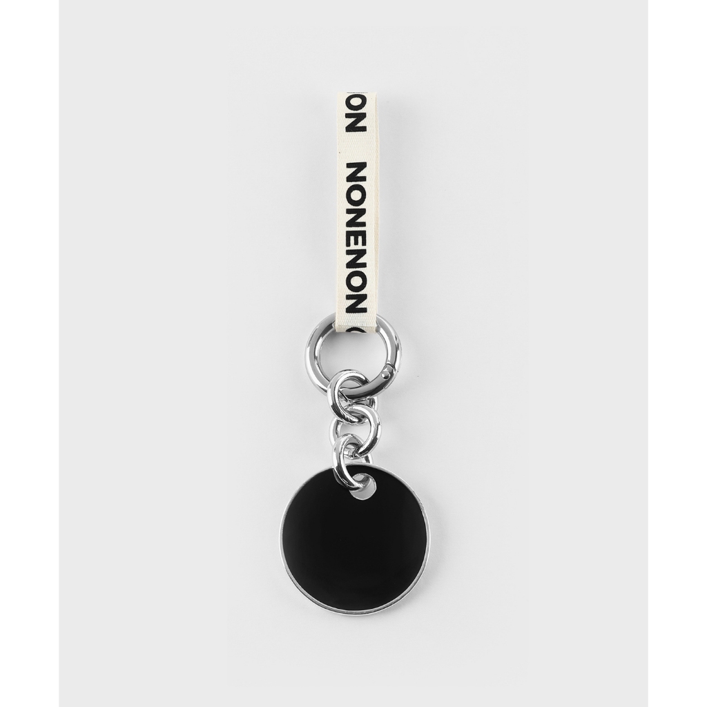 [NONENON] BLACK CIRCLE KEYRING_S