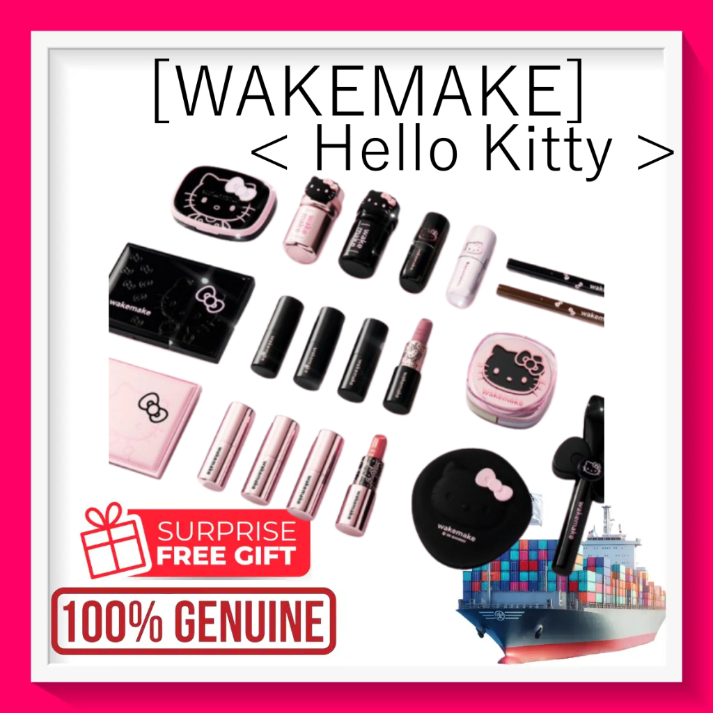 [WAKEMAKE] < Hello Kitty > Soft Blurring Balm Stick/SOFT BLURRING EYE PALETTE/HEALTHY GLOW BALM STICK/ Stay Fixer Mutlti Color Powder/ HEALTHY GLOW BALM STICK