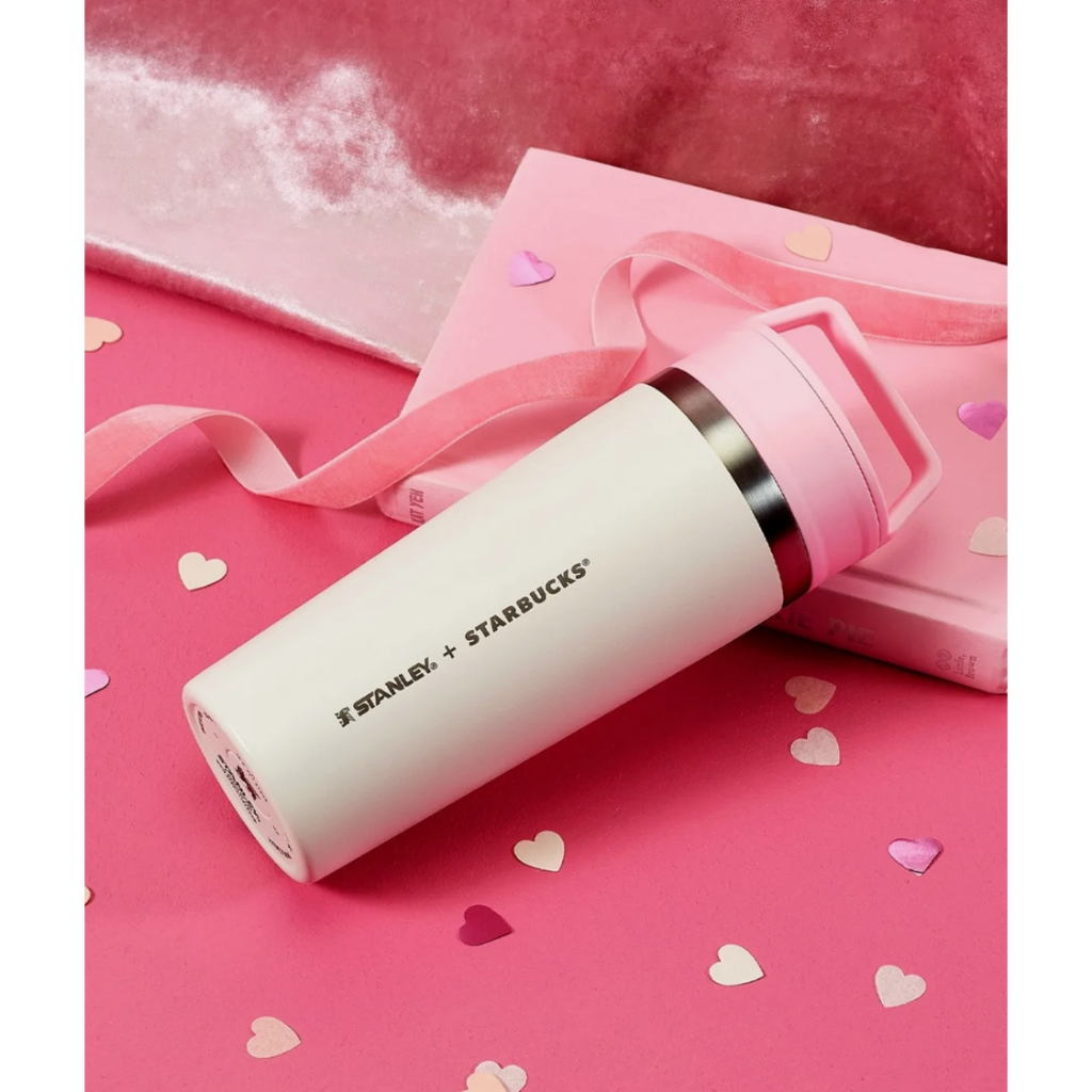 🎀【พร้อมส่ง】2026 แก้วสตาร์บัคส์เกาหลี Starbucks Korea Heartful Cafe to Go Tumbler 473ml/ 16oz