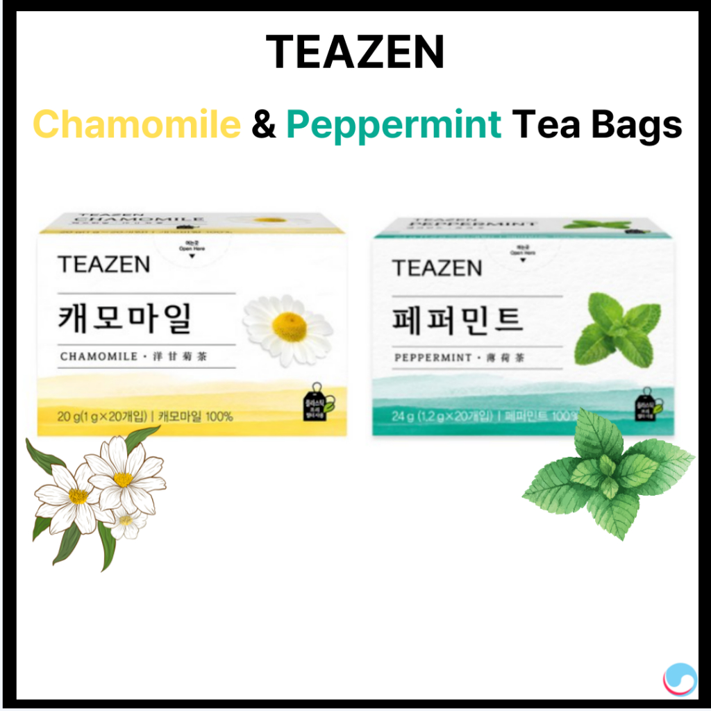 [TEAZEN] ถุงชา Chamomile & Peppermint (20 ถุงชา) อาหารเกาหลี