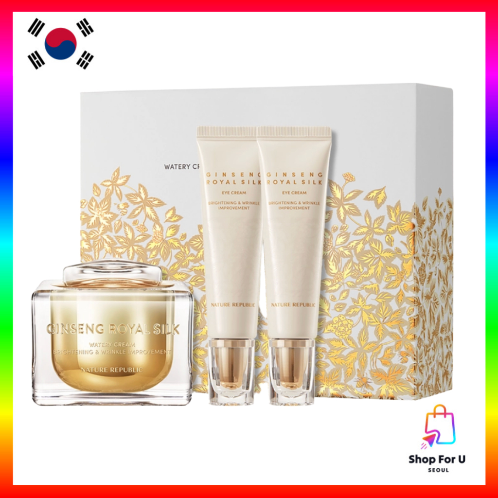 [Nature Republic] Ginseng Royal Cream 60g + Eye Cream 30ml x 2