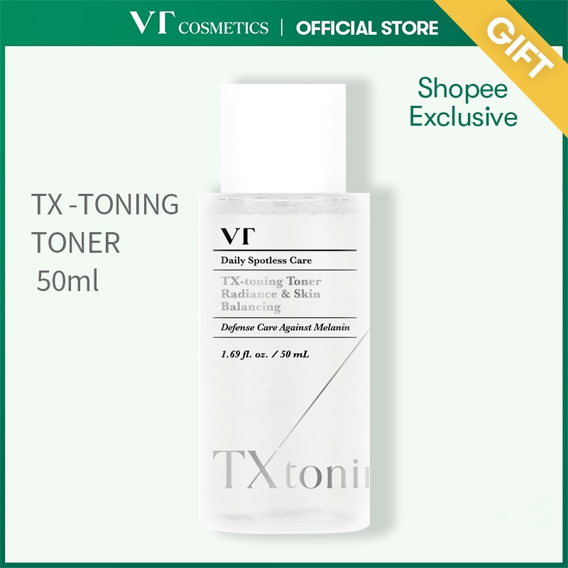 [VT] TX-Toning Toner 50ml ของขวัญซื้อ Tranexamic Acid, Melain & Widlemis care, Radiant skin [Officia